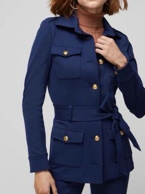 NWT Luxe Stretch Safari Blazer